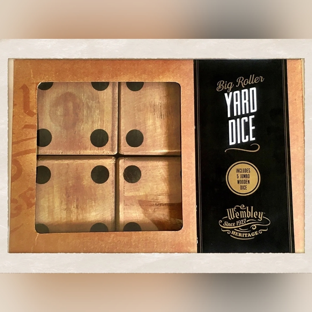 Wembley Big Roller Yard Wooden Dice